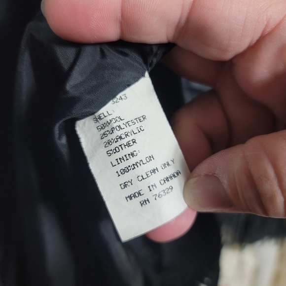 Mid-West Garment Co. Saddle Blanket Coat 16 Fringe Southwest Wool Western Boho - Picture 7 of 7